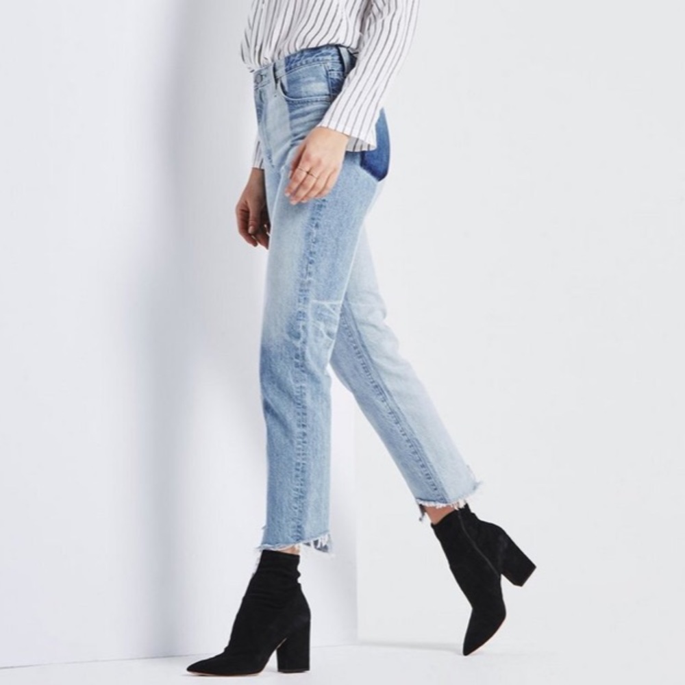 AG Phoebe Vintage High Waist Straight Jeans